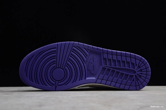 Purple' Retro 'Court Jordan 555088-501 High 1 OG Air 0720
